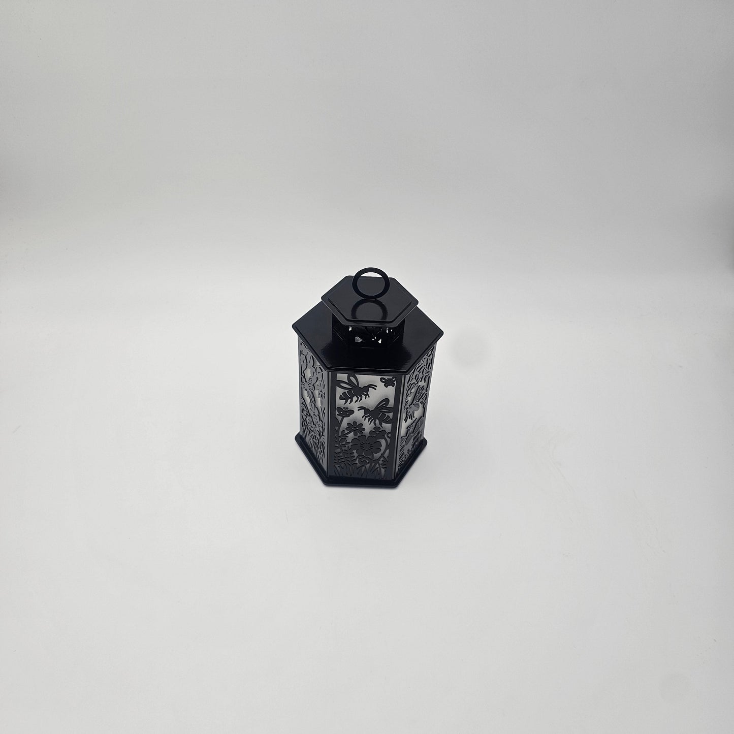 Bees and Butterflies Metal Lantern