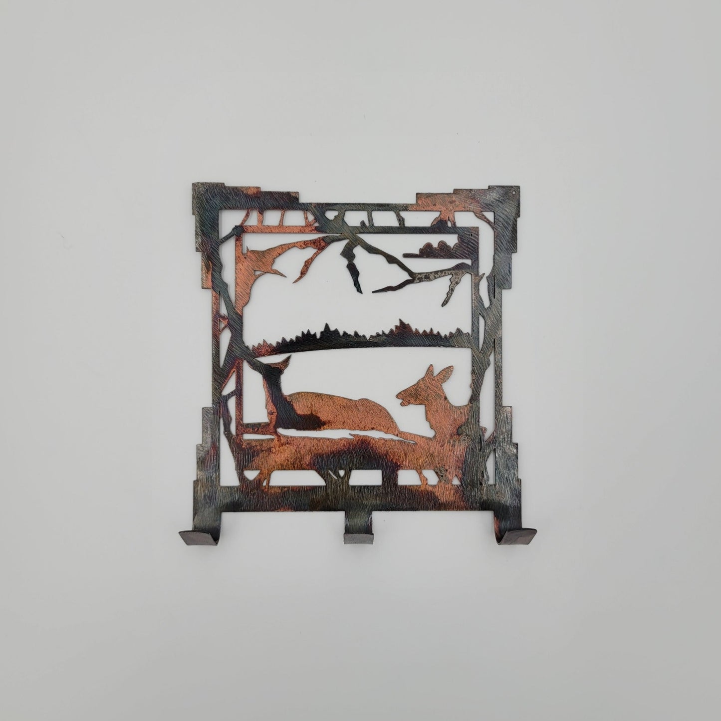Two Elk Key Rack Front View