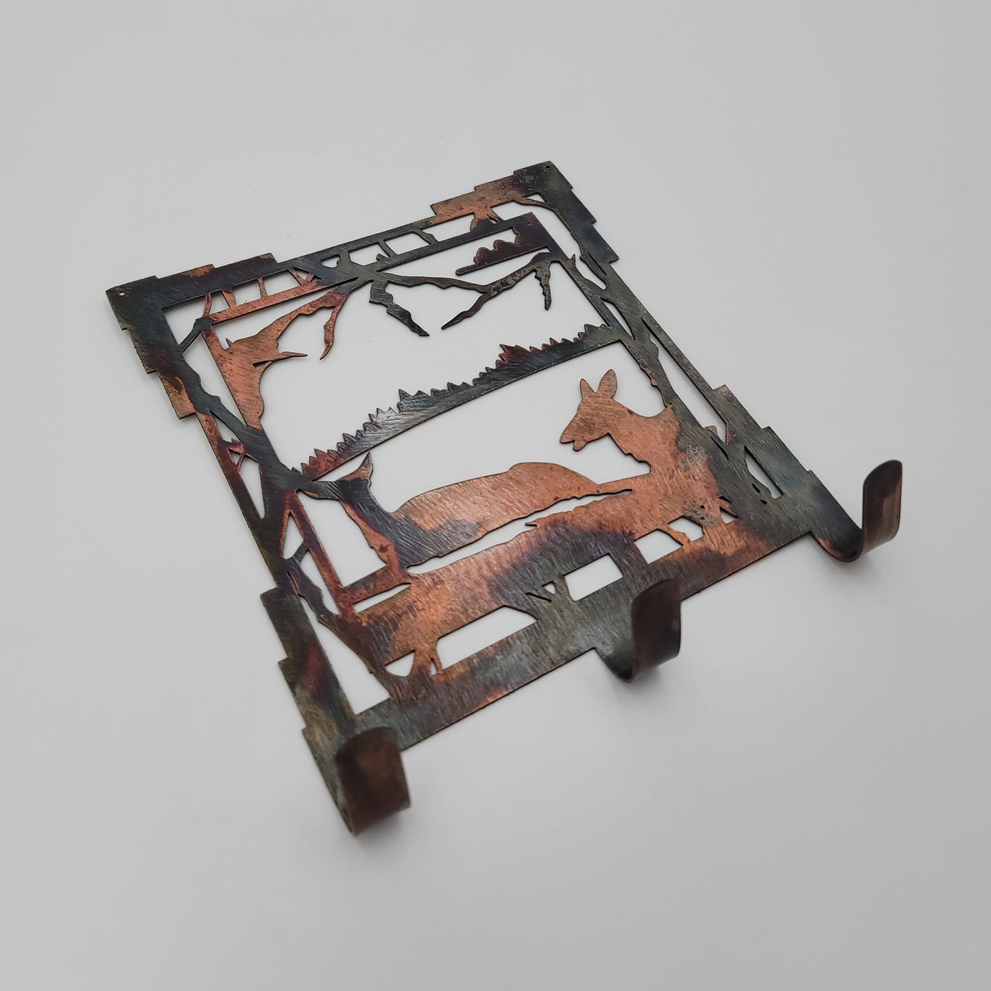 Two Elk Key Rack Left Side View