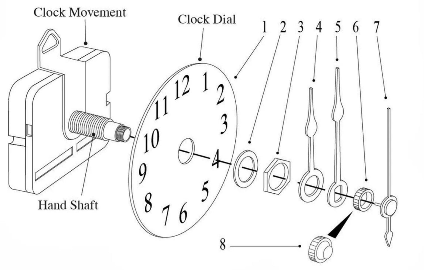 Rustic Metal Fish Wall Clock NEW LARGER SIZE