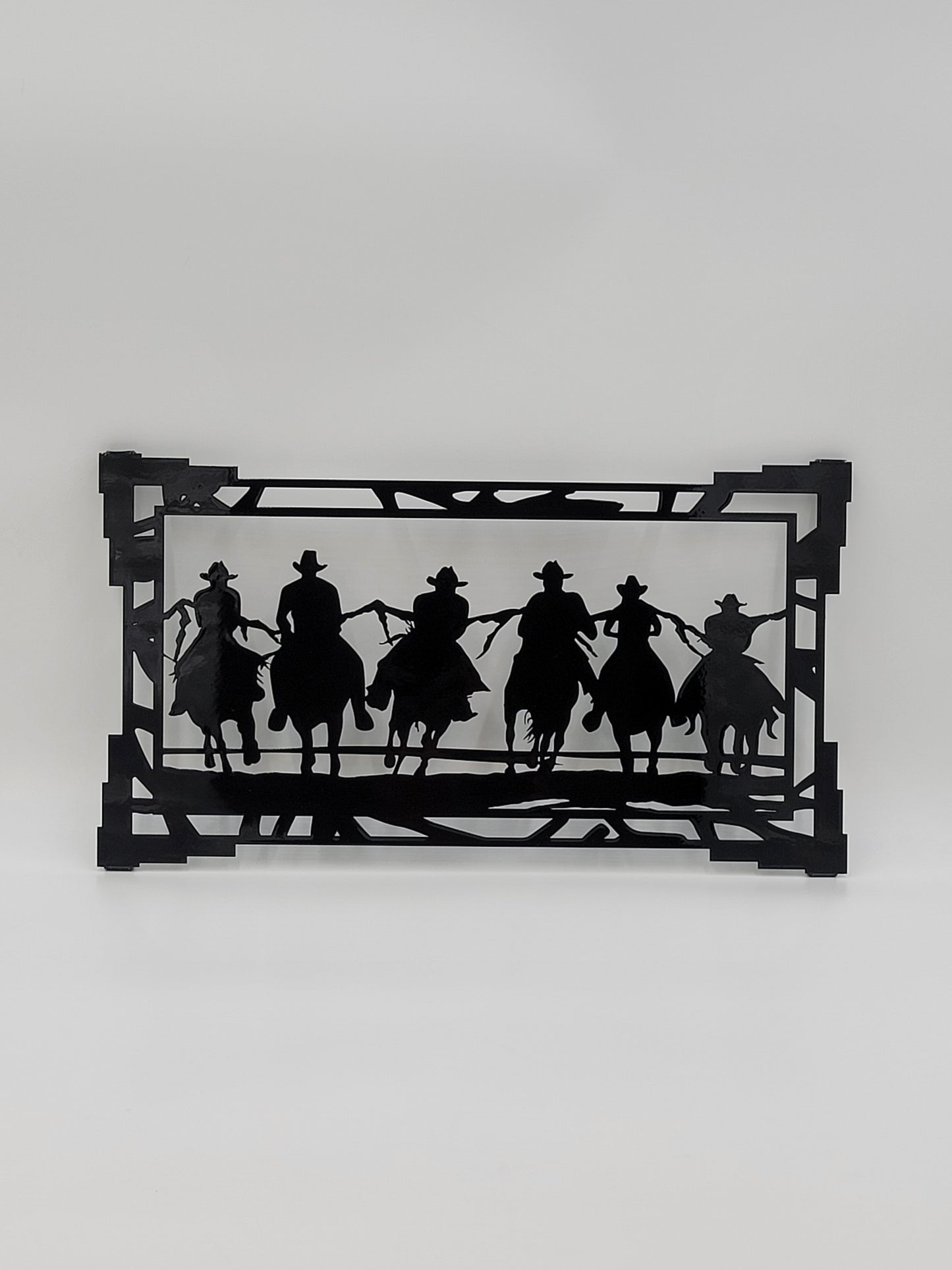 Southwest Cowboys Metal Wall Hanging