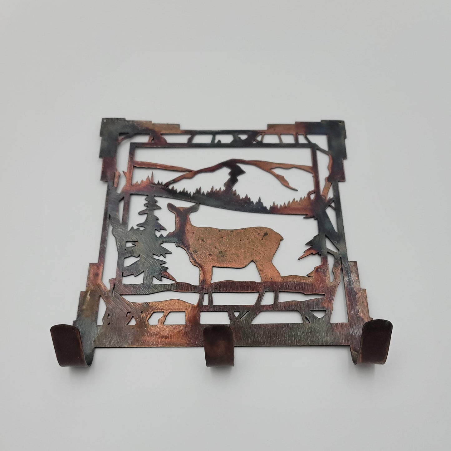 Rustic Cow Elk Key Rack