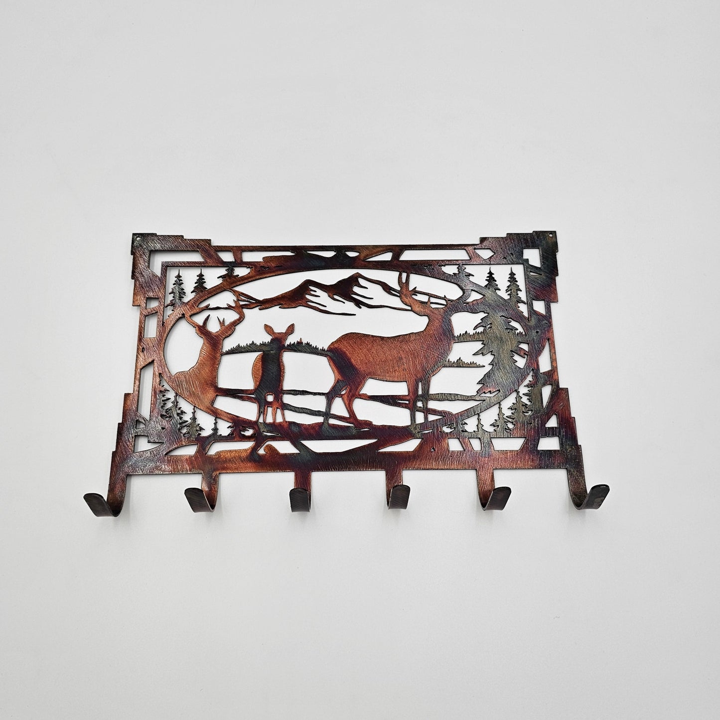 Rustic Metal Deer Rack