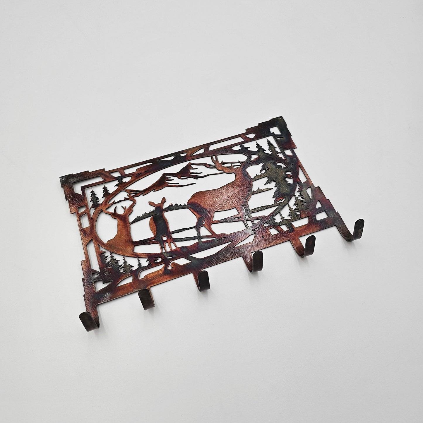 Rustic Metal Deer Rack