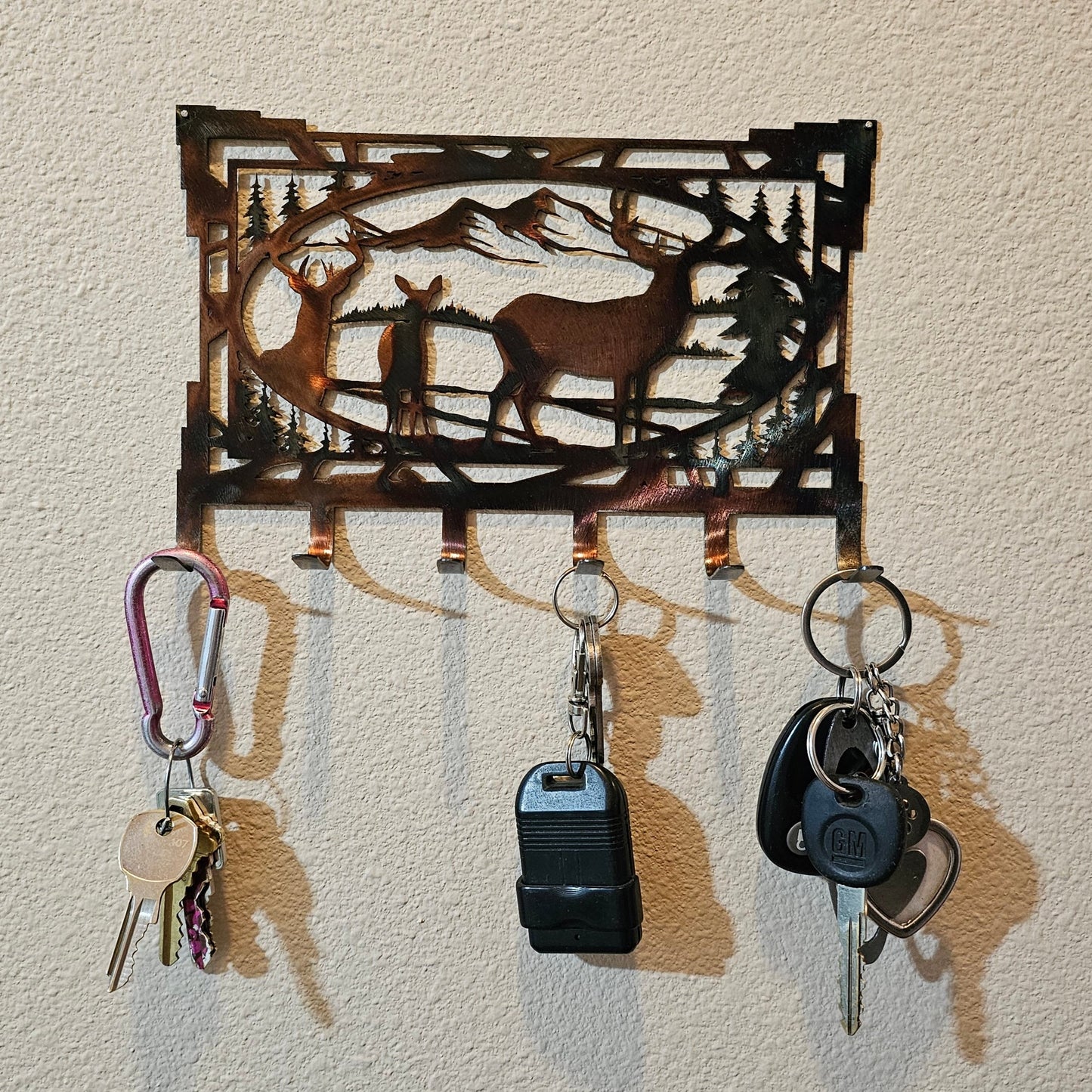 Rustic Metal Deer Rack