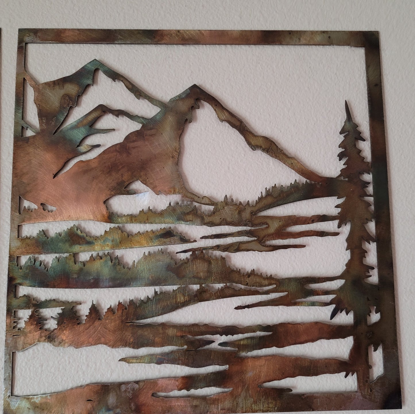 Deer Family Metal Wall Art | Rustic Wildlife Cabin Decor