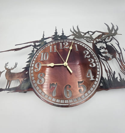 Mule Deer Clock