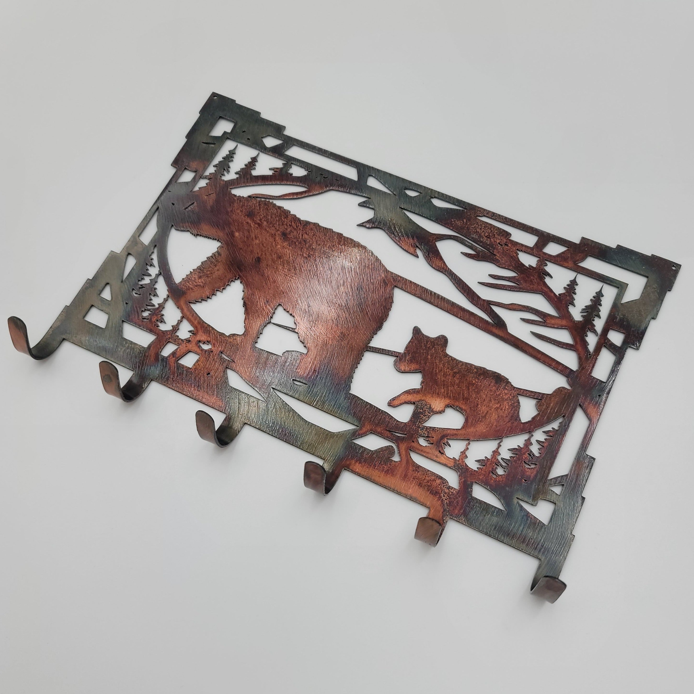 Grizzly Bear Metal Key Rack