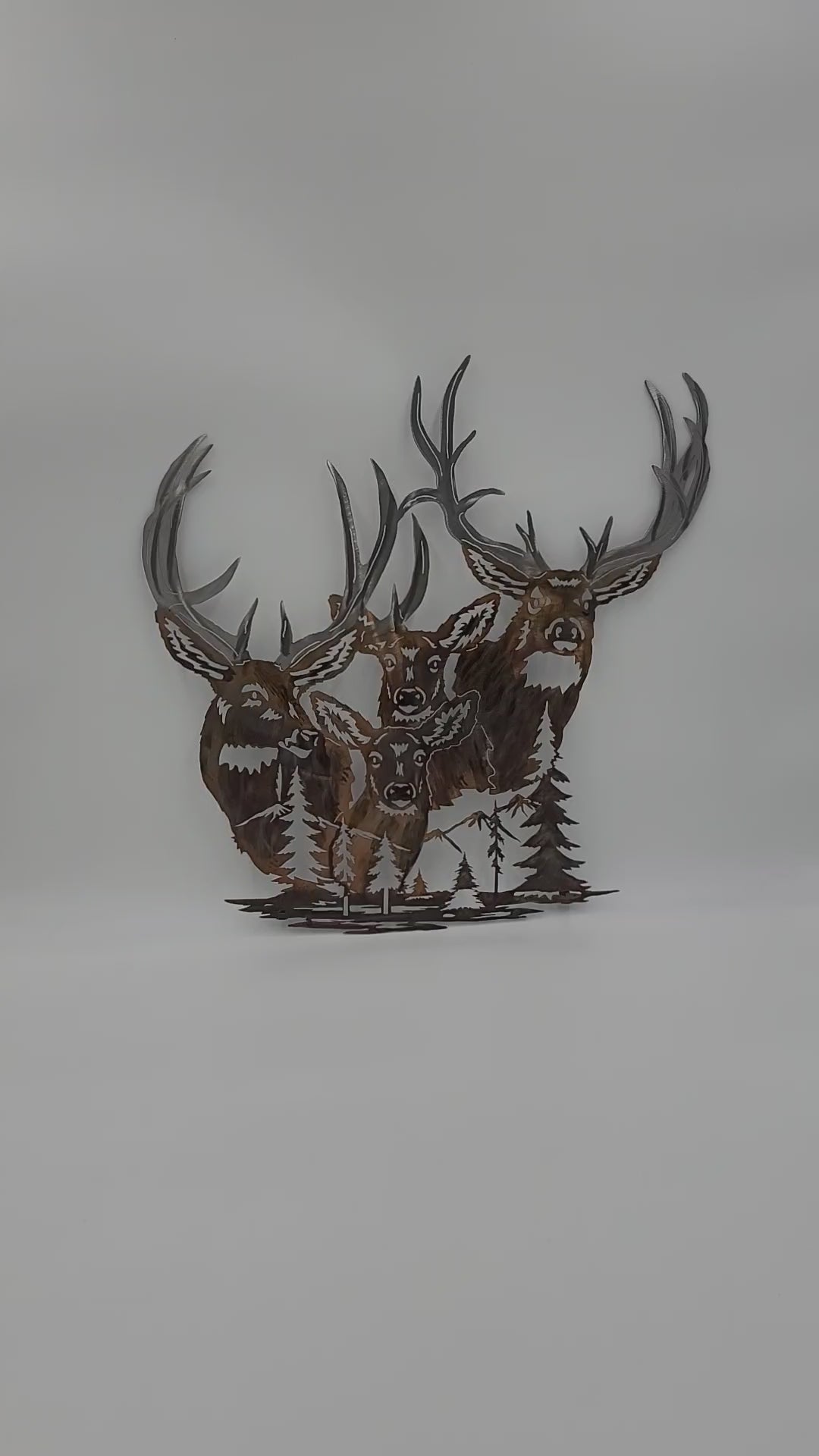 Metal Deer Wall Hanging