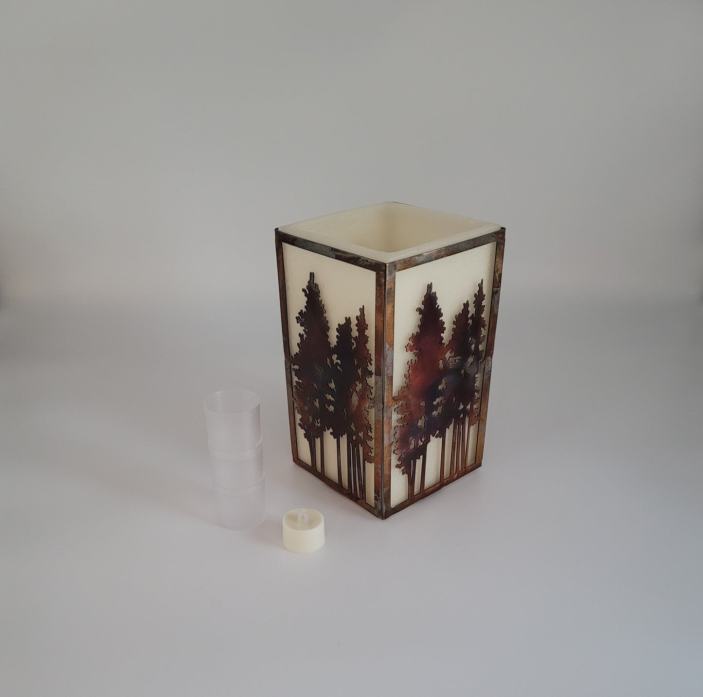 Forest of Trees Metal Candle Holder