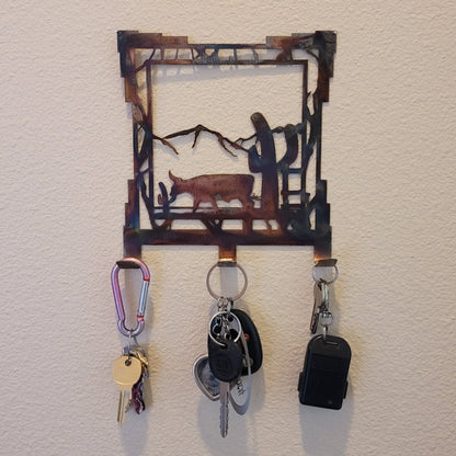 Southwest Bull Key Rack